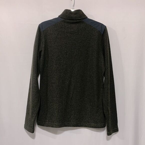 KUHL wool blend Chianti fleece shirt quarter zip mock neck knit men’s Small - Picture 2 of 10